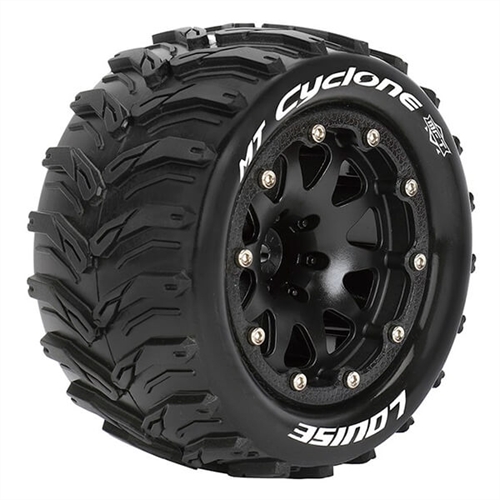 LOUISE RC MT-CYCLONE 1/10 SOF T BEAD-LOCK/0 OFFSET HEX 12MM